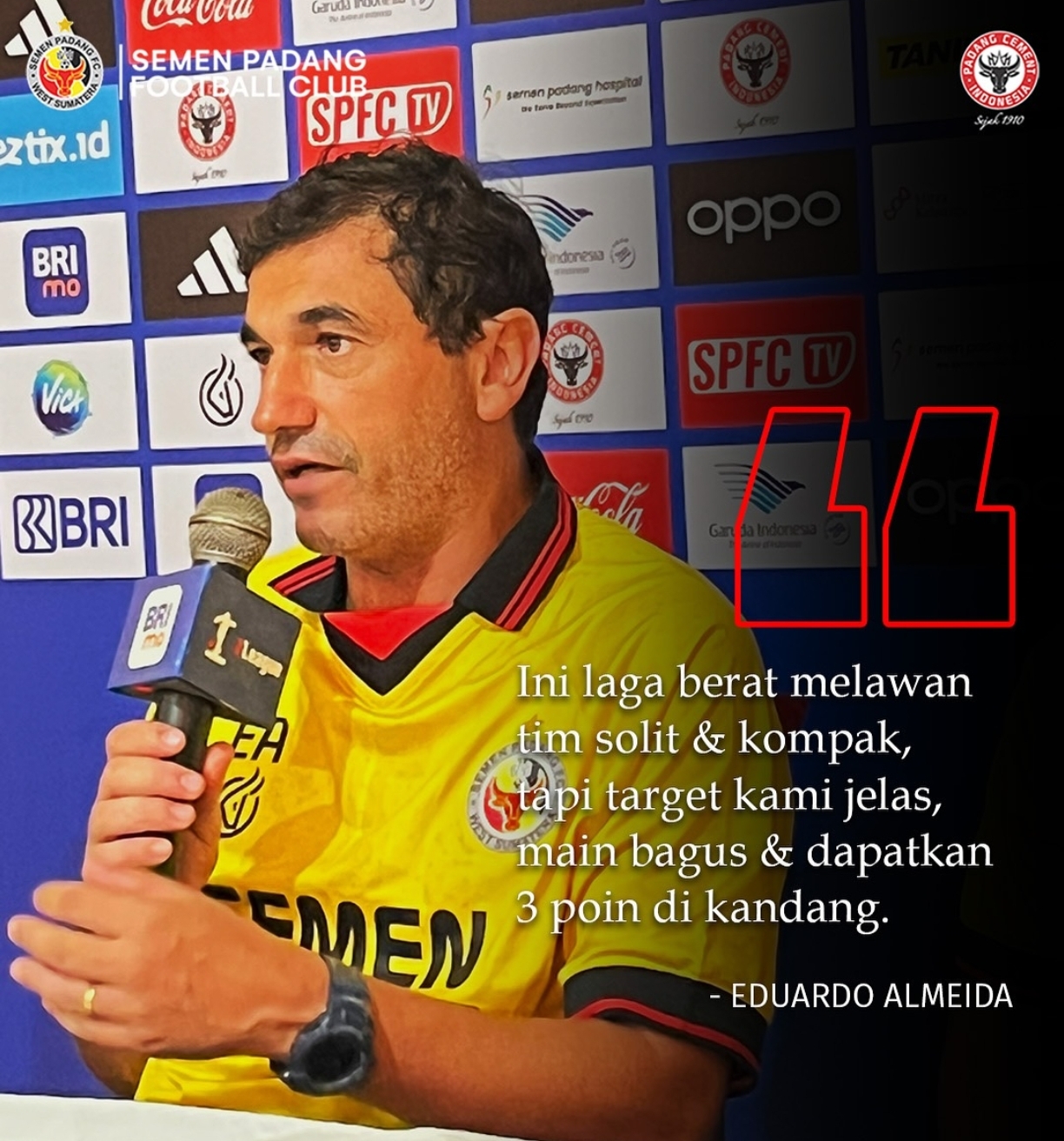 Gambar by instagram @semenpadangfcid