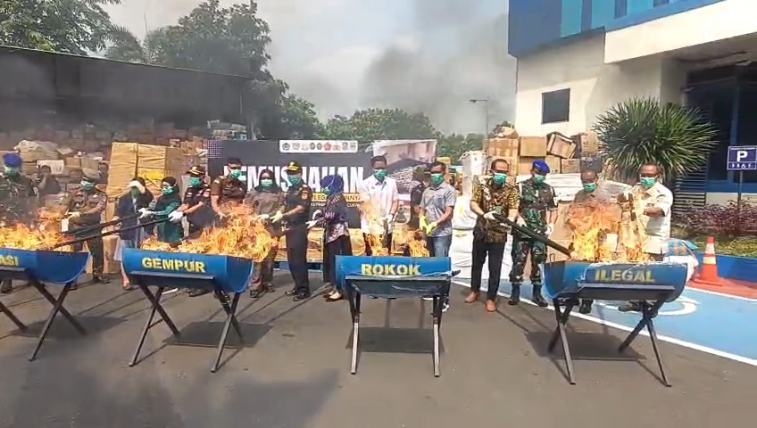 Pemusnahan barang bukti