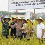 Petani Rorotan Semringah, Panen Raya Disambut Gembira Bersama TNI, Polri, dan Forkopimko