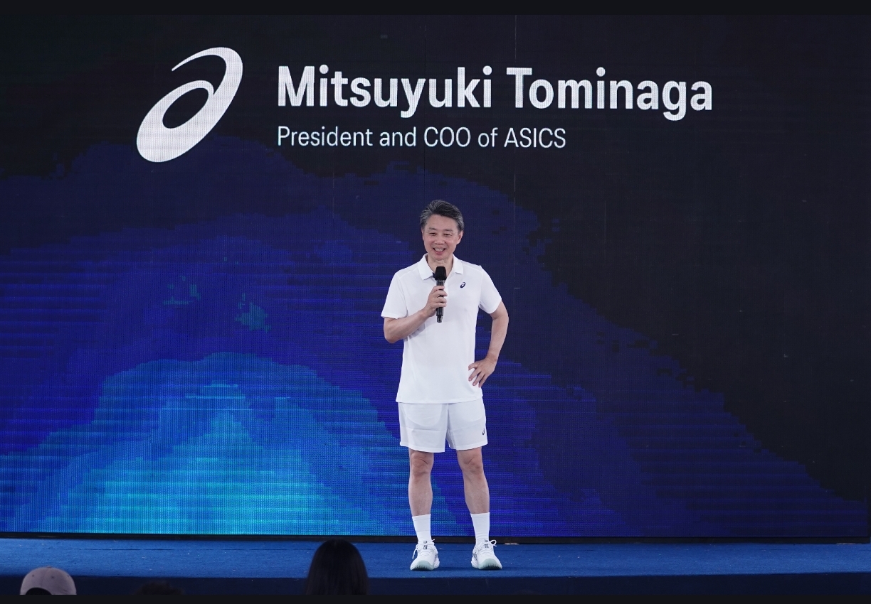 Mitsuyuki Tominaga President and COO ASICSpada ASICS Community Slam 2025