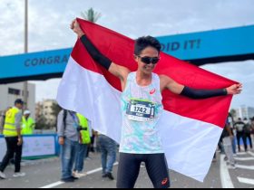 Robi Syianturi, Atlet ASICS Indonesia, Pertajam Rekor Nasional Half Marathondi Casablanca Marathon 2025
