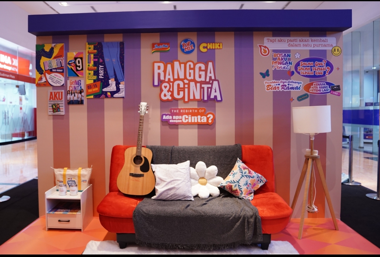 Instalasi Kamar Cinta di “Rangga & Cinta” Experience di Indofood Tower