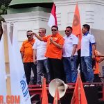 Presiden Partai Buruh Aksi depan DPR/MPR RI. 28/8/2025