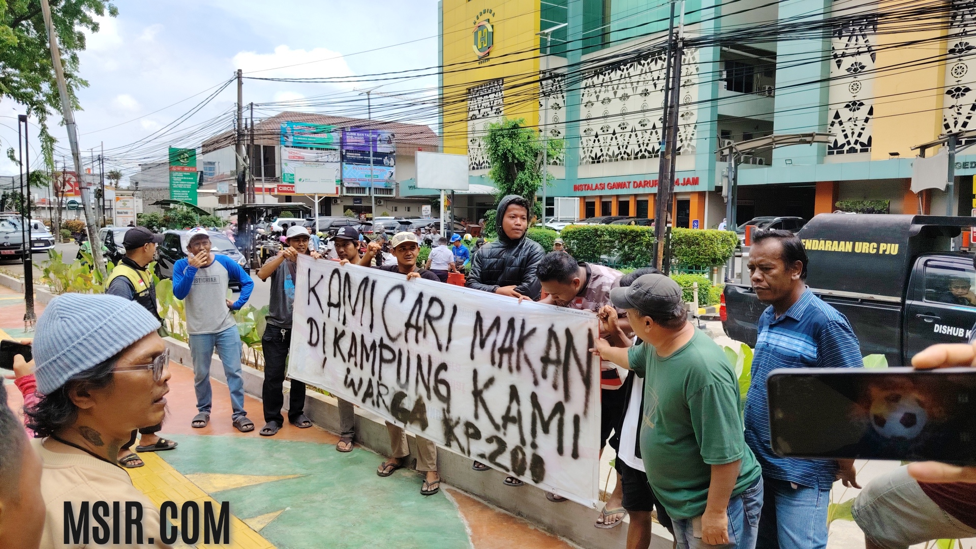 Reaksi Aksi warga Kp. 200 