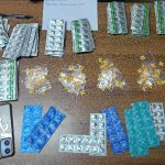 Barang bukti obat keras Tramadol dan Eximer di Polres Metro Bekasi Kota