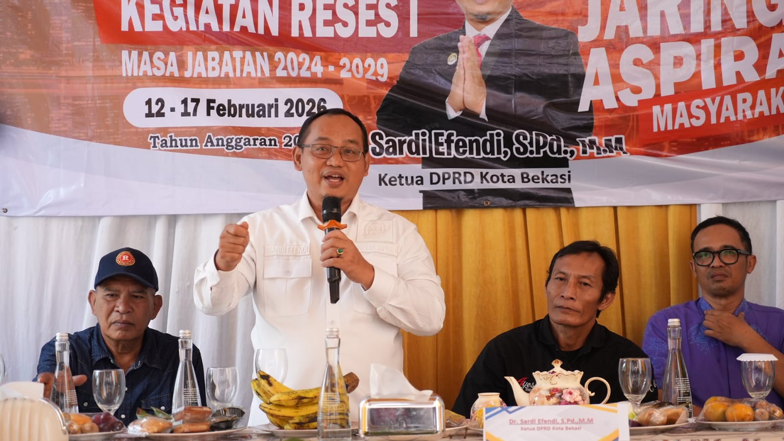 Reses I Tahun 2026, Ketua DPRD Kota Bekasi F-PKS. (Photo Dok. Humas DPRD Kota Bekasi)