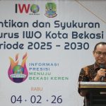 Foto Ketua DPRD Kota Bekasi Sardi Efendi di Pelantikan IWO Bekasi. (Photo Dok. Humas DPRD Kota Bekasi)