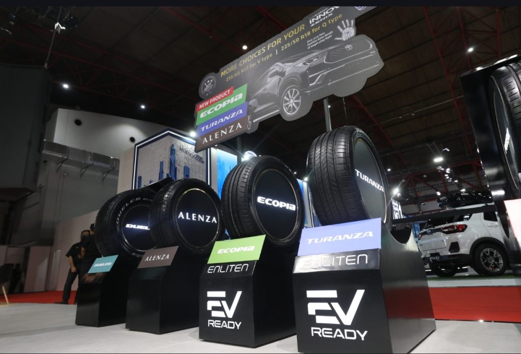 Varian produk Ban Kendaraan merk Bridgestone. (Photo Dok. IIMS 2026)